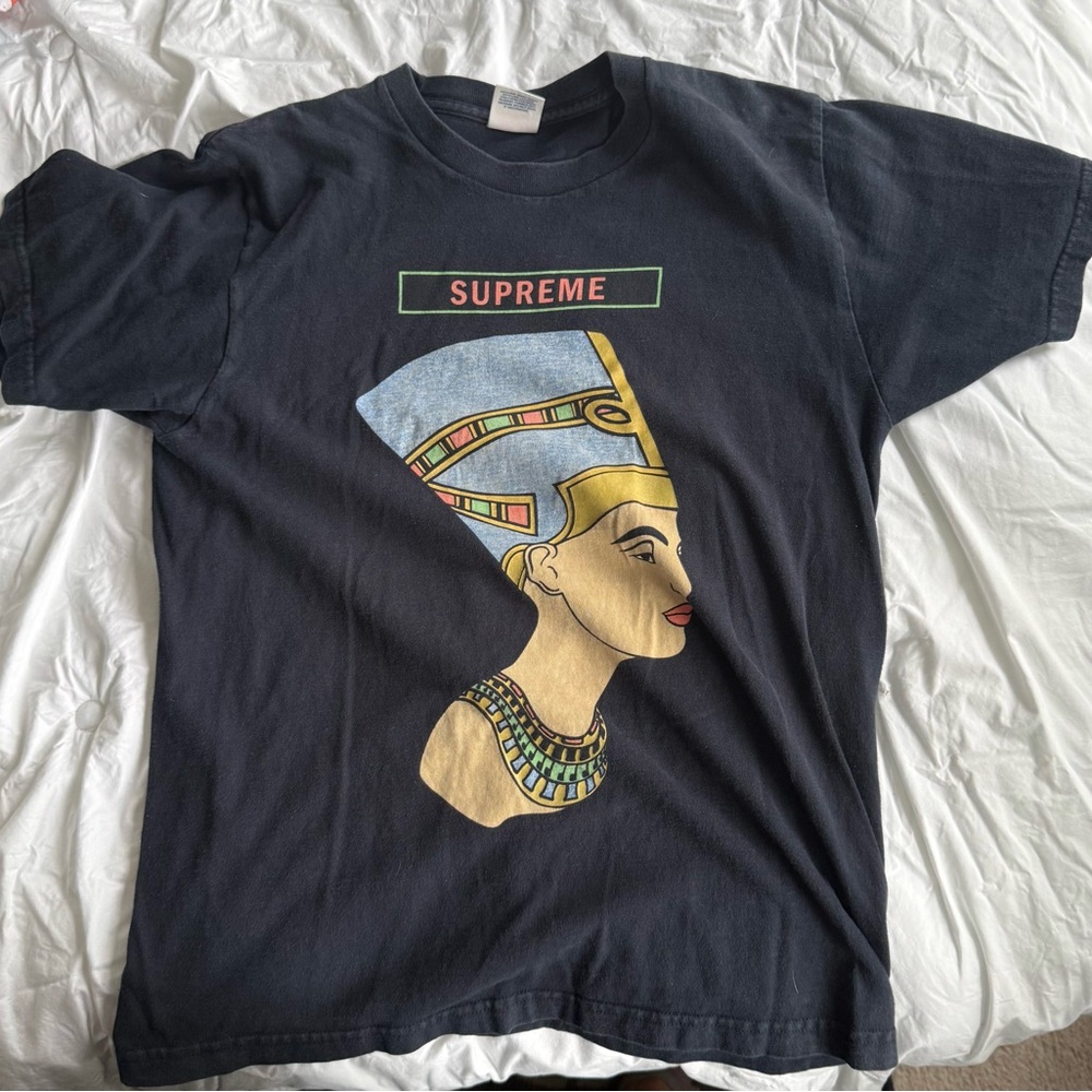 Supreme Charcoal Cotton Tee